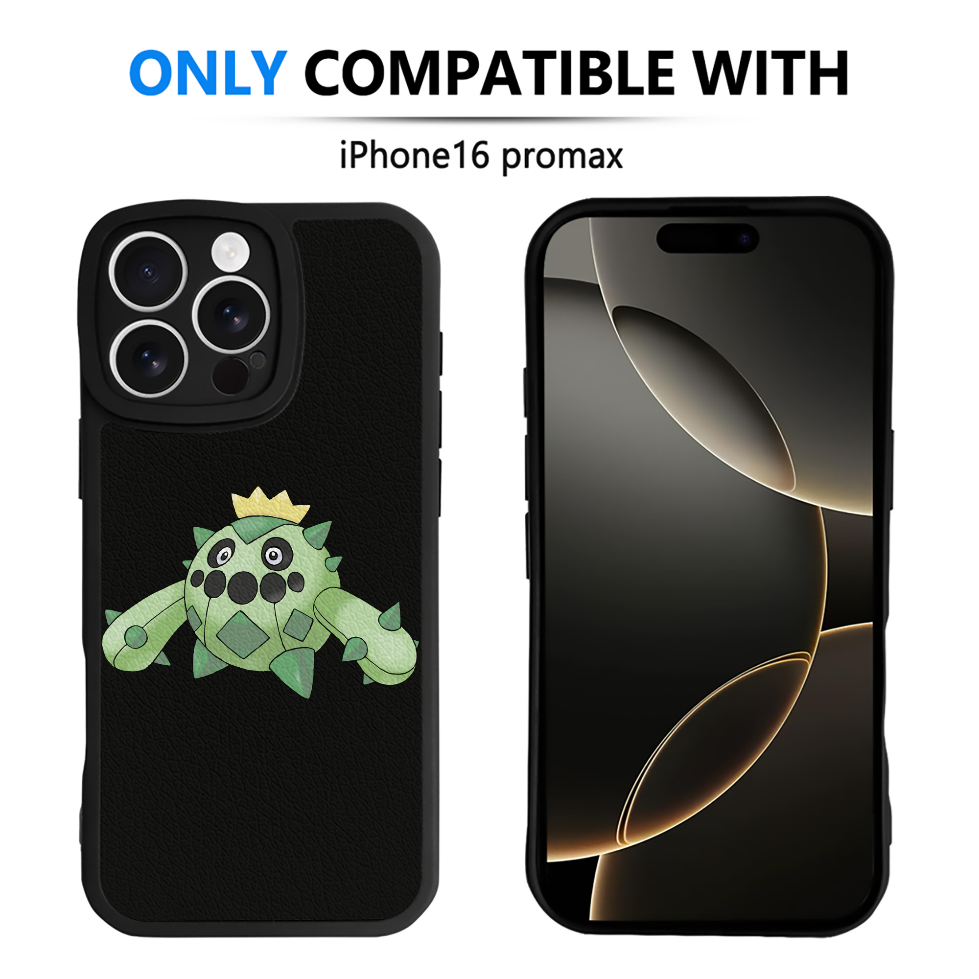 （画像用） ポケットモンスター Pokémon 【iPhone 16シリーズ対応】シリコンスマホケース（レザー調） 材質：シリコン